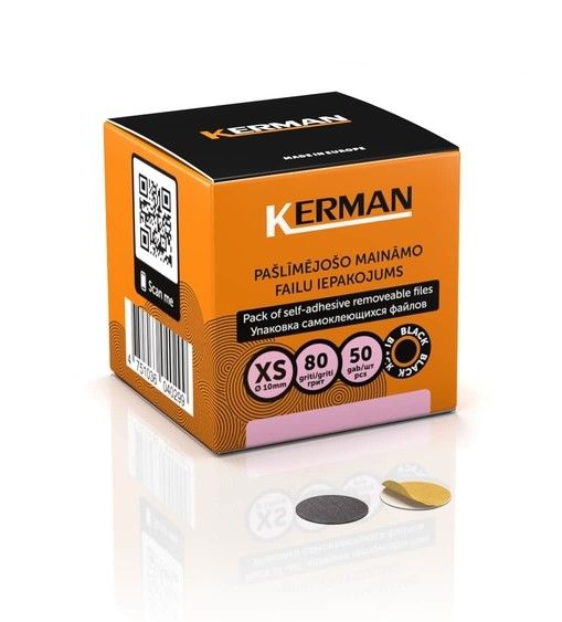 Lime a disco per pedicure - XS, Grana 80, Ø 10mm, Nero