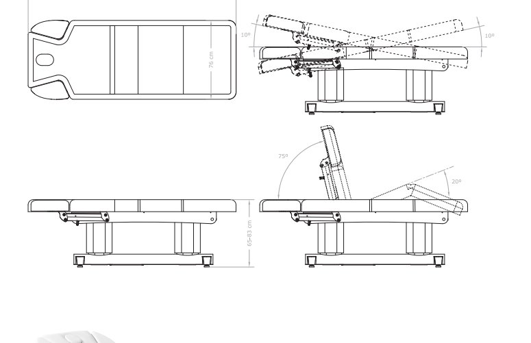 Qaus Warm - Lettino Spa