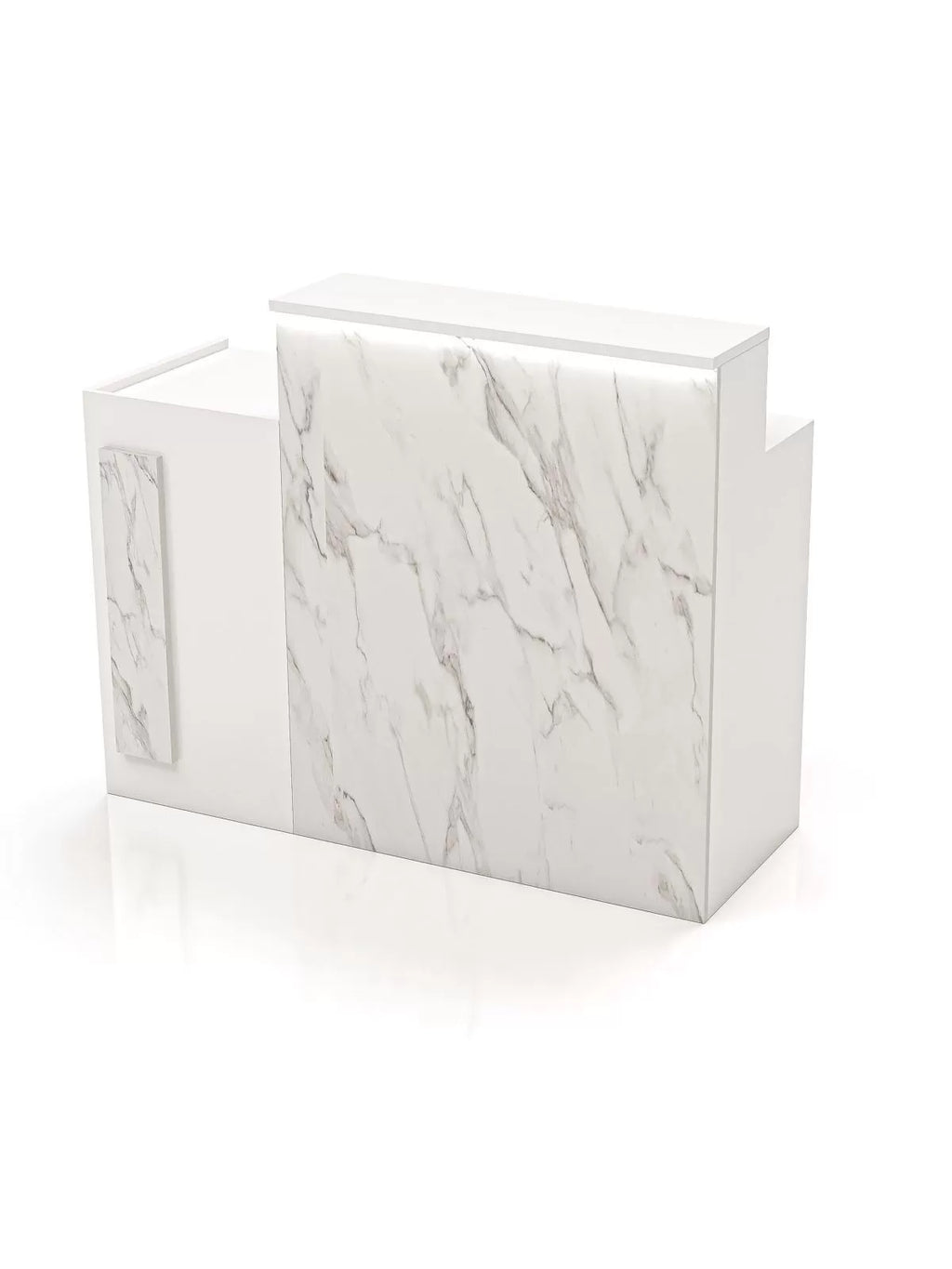 Banco Opera Marmo Bianco - Modulabile.