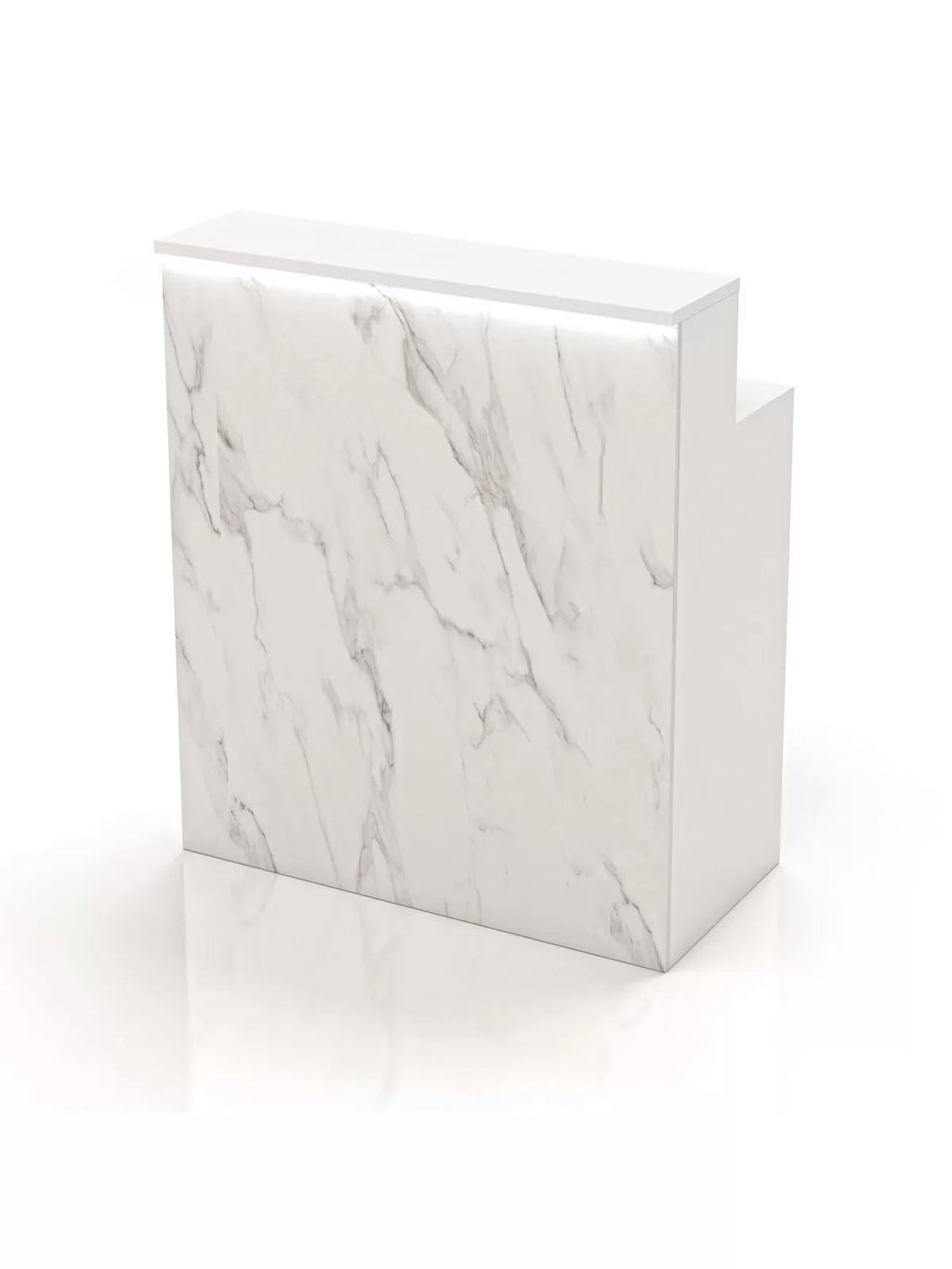 Banco Opera Marmo Bianco - Modulabile.